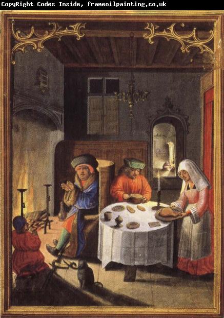 Simon Bening January,from the Da Costa Book of Hours